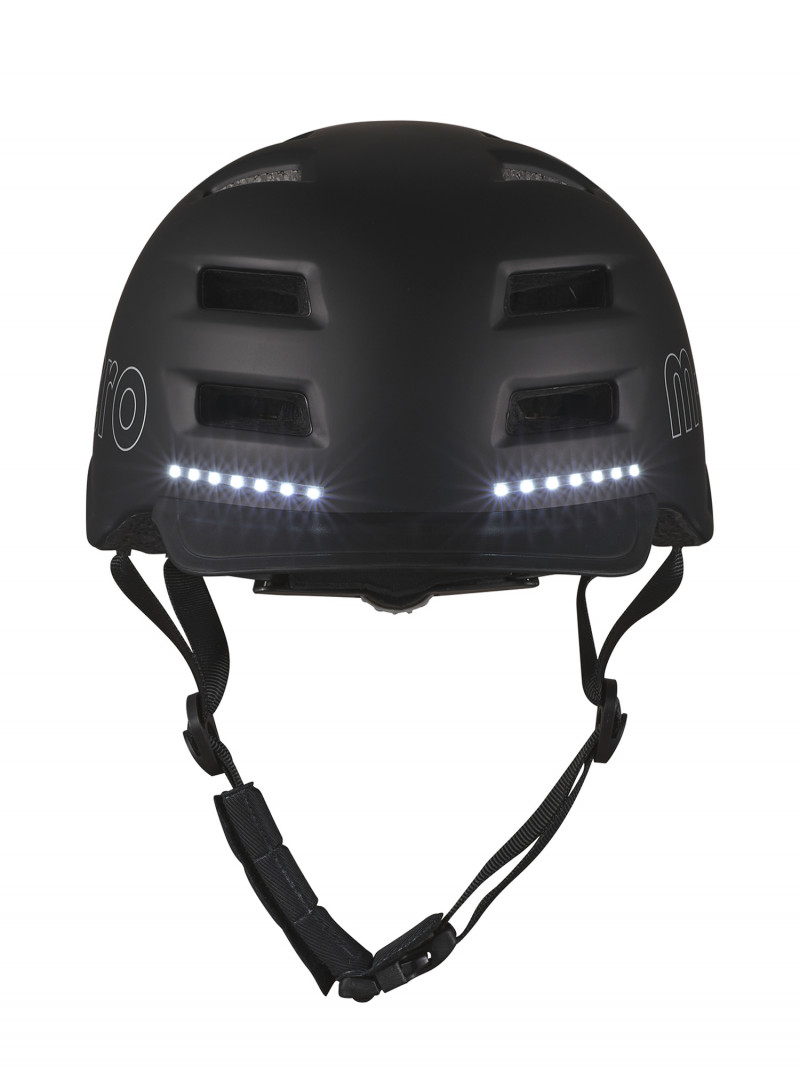 Casque Micro Smart Noir pour vélo et trottinette