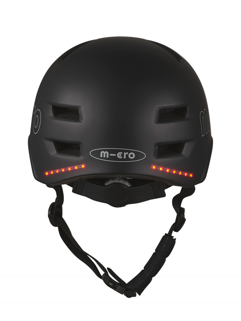 Lumière LED noire pour casque de moto, 4 lumières, 1 contrôleur