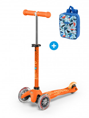Trottinettes 3 roues Mini Micro Deluxe Orange