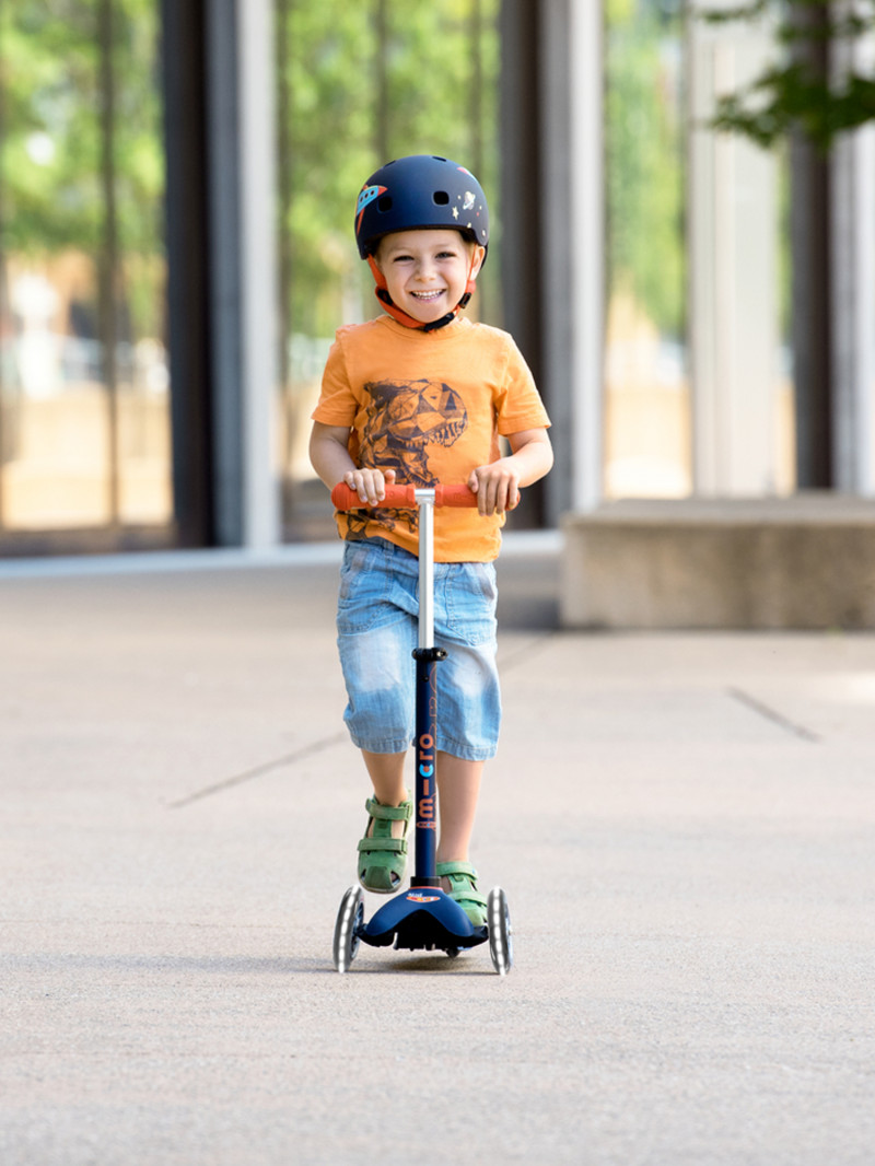 Trottinette Mini Micro 3en1 Deluxe Push Bleu Glace