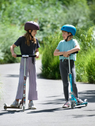 Trottinette Micro Sprite Bleu Océan Grip Rayé