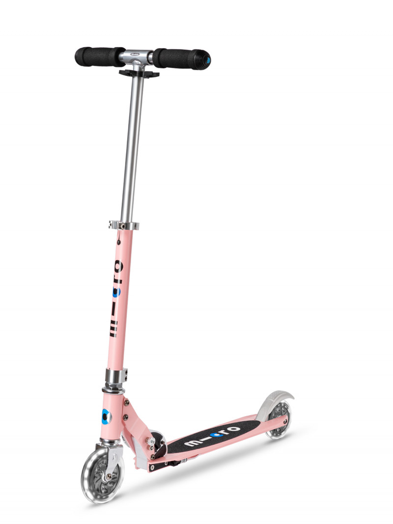 Trottinette enfant Micro Sprite Néon Rose LED - Micro Mobility