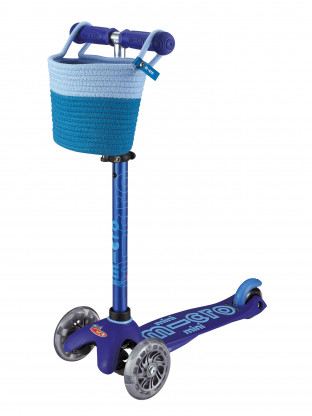Panier Rose pour trottinette 3 roues Micro 