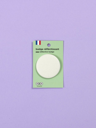 Badge blanc