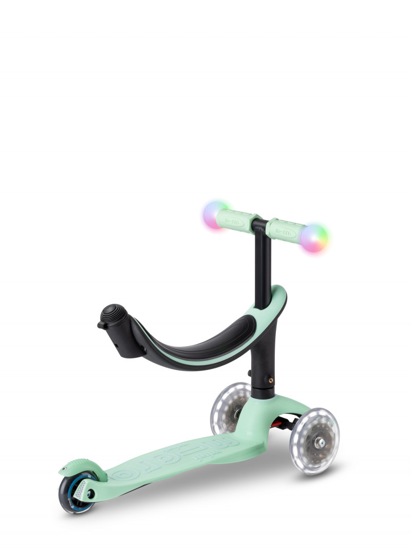 Trottinette évolutive Globber Go-Up Deluxe bleu pastel