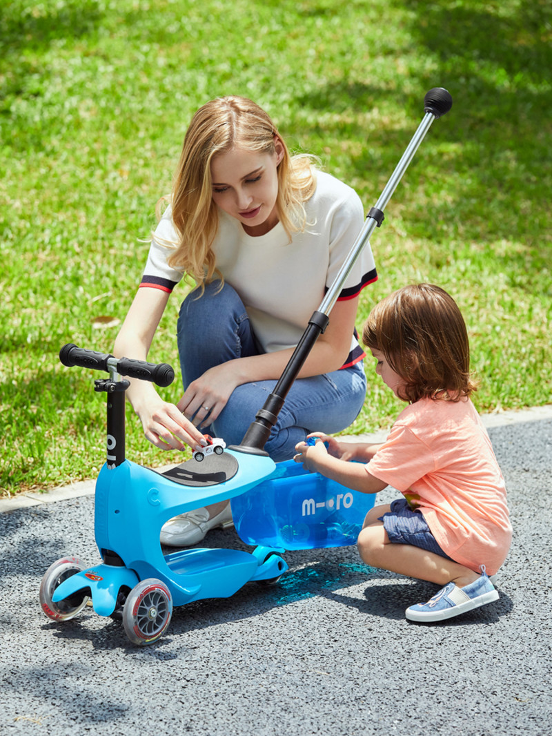 Trottinette évolutive Mini 2Go Deluxe Bleu - Micro Mobility