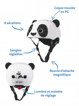 Casque Panda 3D