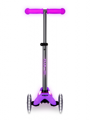 Trottinette enfant Mini Micro Deluxe Glitter Rose LED