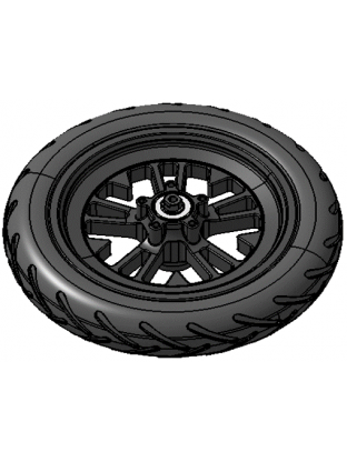Fourche avant pour trottinette Micro X10