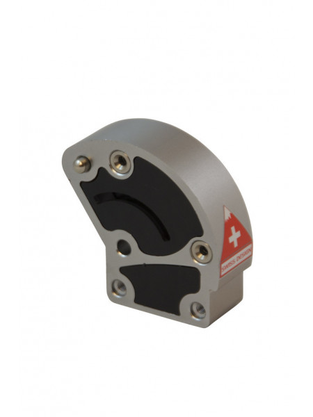 Bloc de pliage argenté