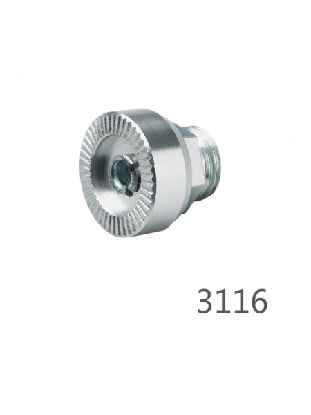 Bouton poussoir aluminium