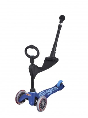 Trottinette Mini 3en1 Deluxe Push Bleu