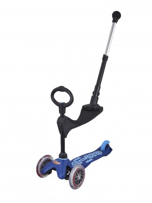Trottinette Mini 3en1 Deluxe Push Bleu