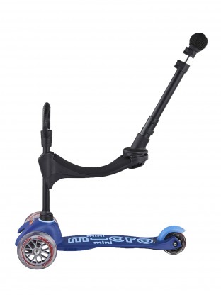 Trottinette Mini 3en1 Deluxe Push Bleu