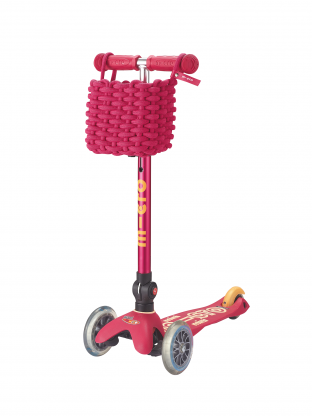 Panier vert pour trottinette 3 roues Micro 