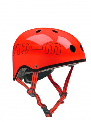 Casque rouge brillant