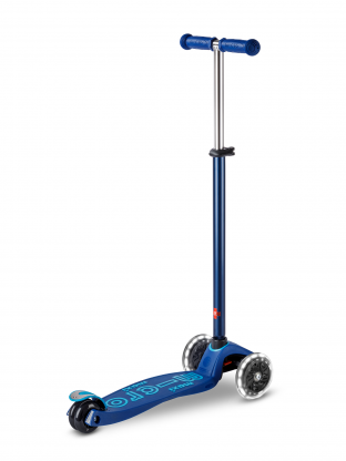 Trottinette enfant Maxi Micro Deluxe Bleu Navy LED