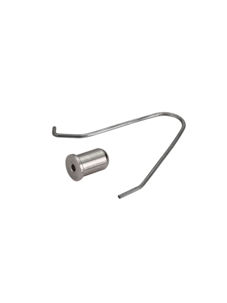 Bouton poussoir et ressort tube de direction