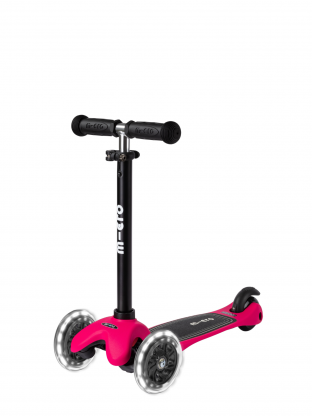 Trottinette évolutive Mini Micro 3en1 Lite Framboise LED
