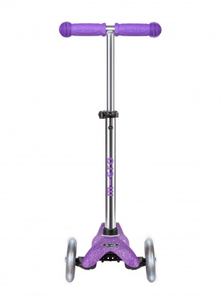 Trottinette enfant Mini Micro Deluxe Glitter Rose LED