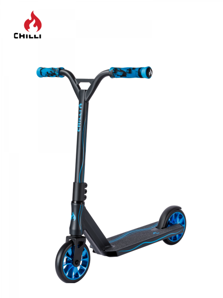 Trottinette Freestyle Chilli Wave Track S Gris foncé & Bleu