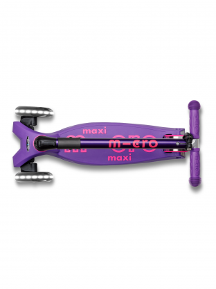 Trottinette enfant Maxi Micro Deluxe pliable Violet LED
