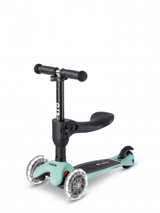 Trottinette évolutive Mini Micro 3en1 Lite Mint LED