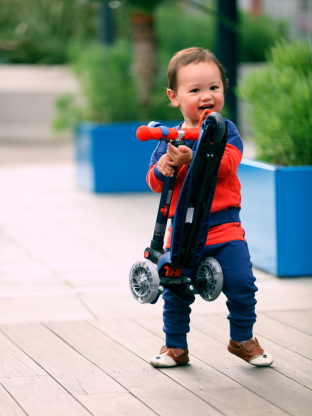 Trottinette Mini Micro Deluxe pliable Bleu Océan pliable