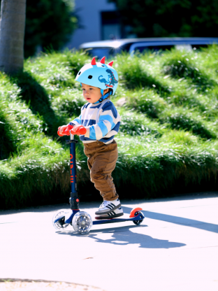 Trottinette Mini Micro Deluxe pliable Bleu Océan pliable