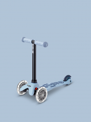 Trottinette Mini Micro Deluxe Rock & Go Bleu Ardoise LED