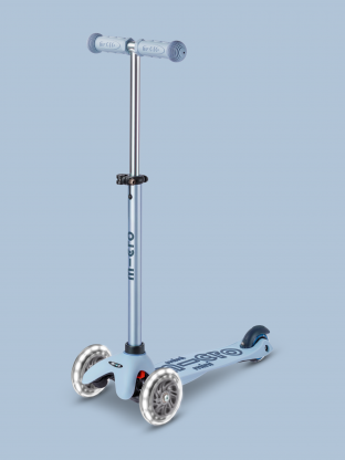 Trottinette Mini Micro Deluxe Rock & Go Bleu Ardoise LED
