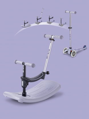 Trottinette Mini Micro Deluxe Rock & Go Lavende LED