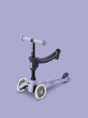 Trottinette Mini Micro Deluxe Rock & Go Lavende LED