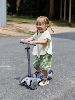 Trottinette Mini Micro Deluxe Rock & Go Lavende LED