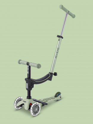 Trottinette Mini Micro Deluxe Rock & Go Vert Olive LED