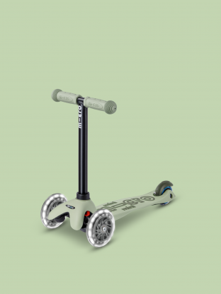 Trottinette Mini Micro Deluxe Rock & Go Vert Olive LED