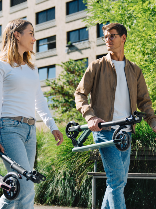 Trottinette enfant Micro Sprite Suspension Vert Olive