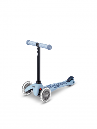 Trottinette Micro Mini 2Grow Bleu Ardoise LED