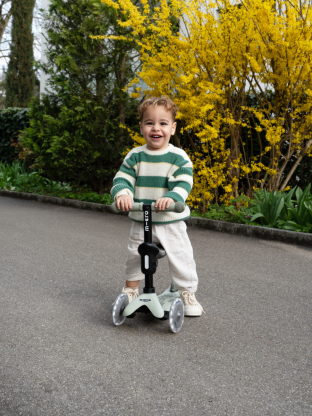 Trottinette Micro Mini2Grow 2.0 Vert Sauvage LED