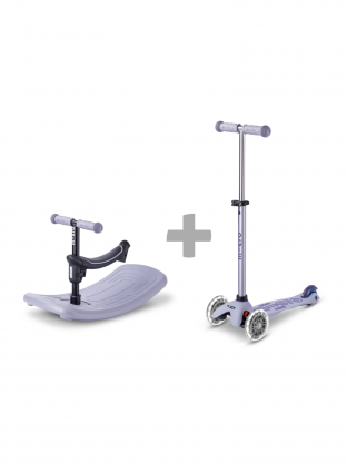 Trottinette Mini Micro Deluxe Rock & Go Lavande LED