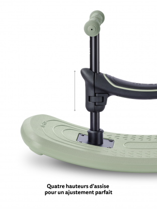 Trottinette Mini Micro Deluxe Rock & Go Vert Olive LED