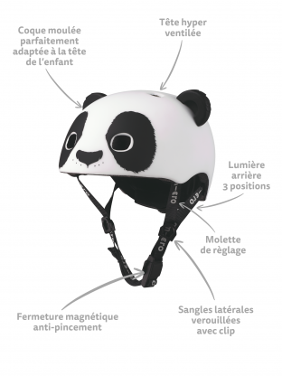 Casque Panda 3D