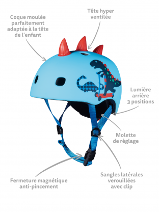 Casque Dinosaure 3D