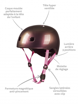 Casque Néochrome Rose