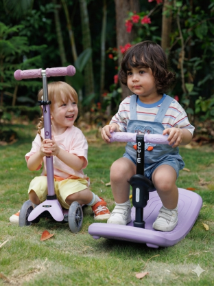 Trottinette Mini Micro Deluxe Rock & Go Lavande LED