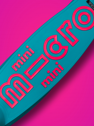 Trottinette 3 roues Mini Micro Deluxe Neon LED Marine Pink