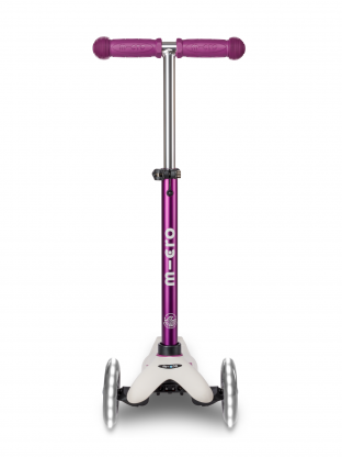 Trottinette 3 roues Mini Micro Deluxe Eco Pourpre LED