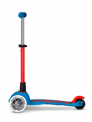 Trottinette 3 roues Mini Micro Deluxe Neon LED Flashing Red