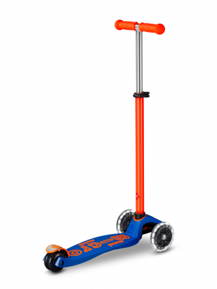Trottinette enfant Maxi Micro Deluxe Néon Orange LED