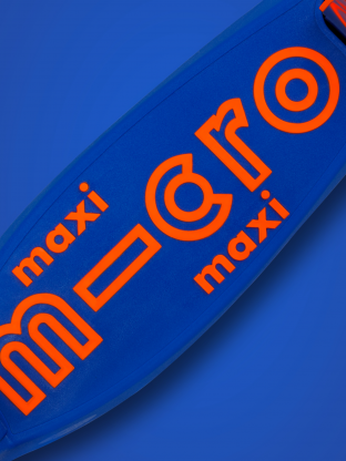 Trottinette enfant Maxi Micro Deluxe Néon Orange LED